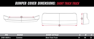 Bumper Cover Dimensions