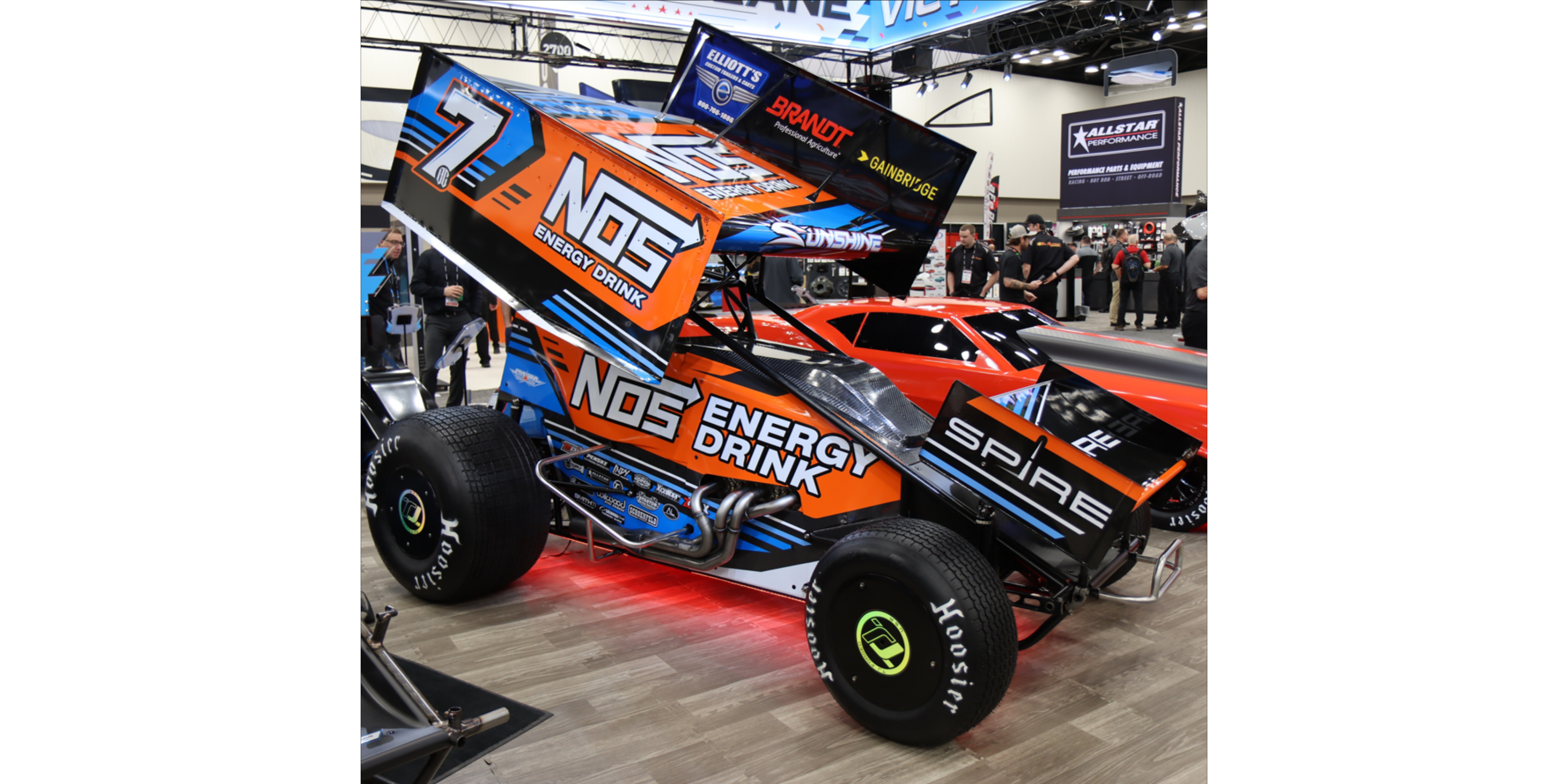 NOS Energy Sprint Car at PRI