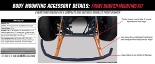 Front Bumper Mounting Kit Details