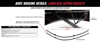 Lower Nose Support Bracket Details