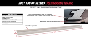 Polycarbonate Rub Rail Details