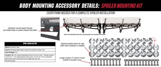 Spoiler Mounting Kit Details
