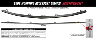 North American Sportsman and Street Stock Hood Pin Bracket Details