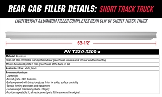 Rear Cab Filler Details