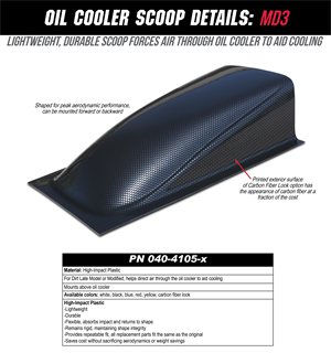 Oil Cooler Scoop Details