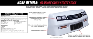 &apos;88 Monte Carlo Nose Details