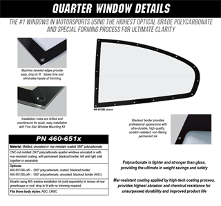 Quarter Window Details