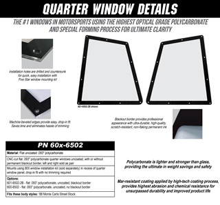 Quarter Window Details