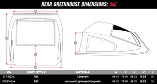 Rear Greenhouse Dimensions