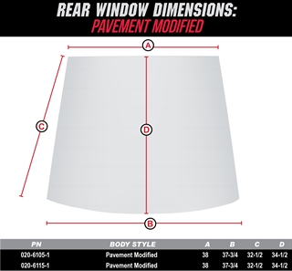 Rear Window Dimensions