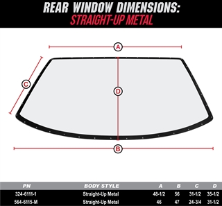 Rear Window Dimensions