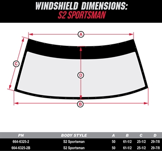 Windshield Dimensions