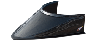 MD3 Curved Hood Scoop, 5&quot;