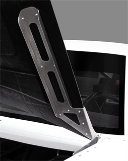 Hood Hinge Kit, Extended, installed