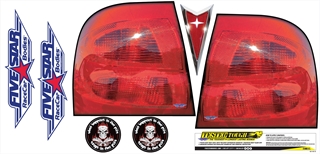 Dirt Grand National Pontiac Grand Prix Bumper Cover Graphic ID Kit