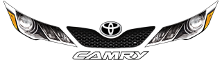 ABC Toyota Camry Nose Graphic ID Kit Layout