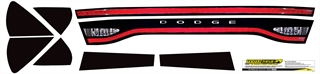 Dodge Dart Pro Stock Rear Clip Graphic ID Kit