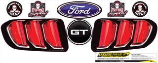 TA2 Mustang Bumper Cover Graphic ID Kit