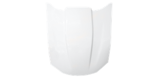 Dirt Grand National Scooped Hood, White