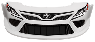 Camry Nose with Graphics, White