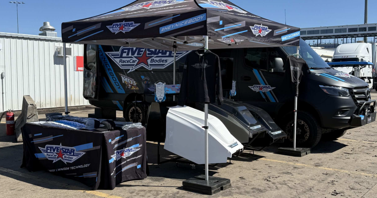 Five Star Sprinter van at Knoxville Raceway during the Premier Chevy Dealers Clash