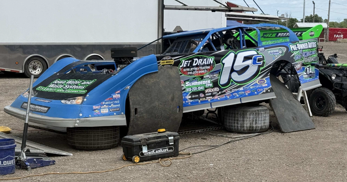 Dirt Late Model competitor during the DIRTcar Summer Nationals at Wilmot