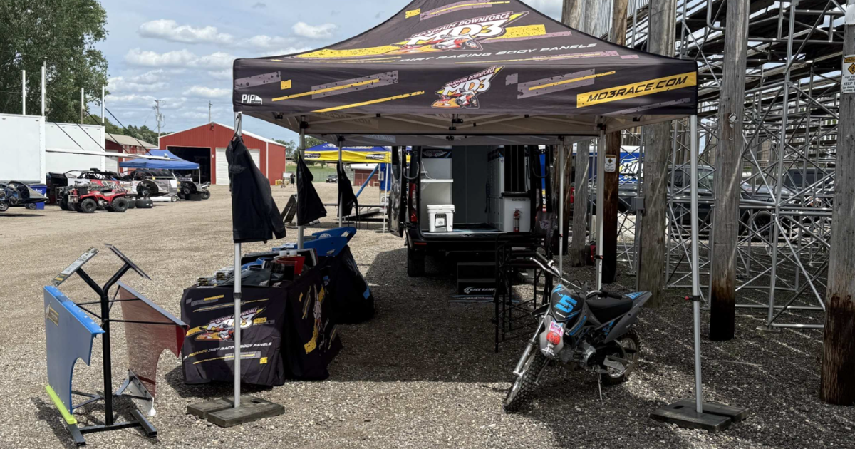 Five Star Road Tour van display at Wilmot Raceway