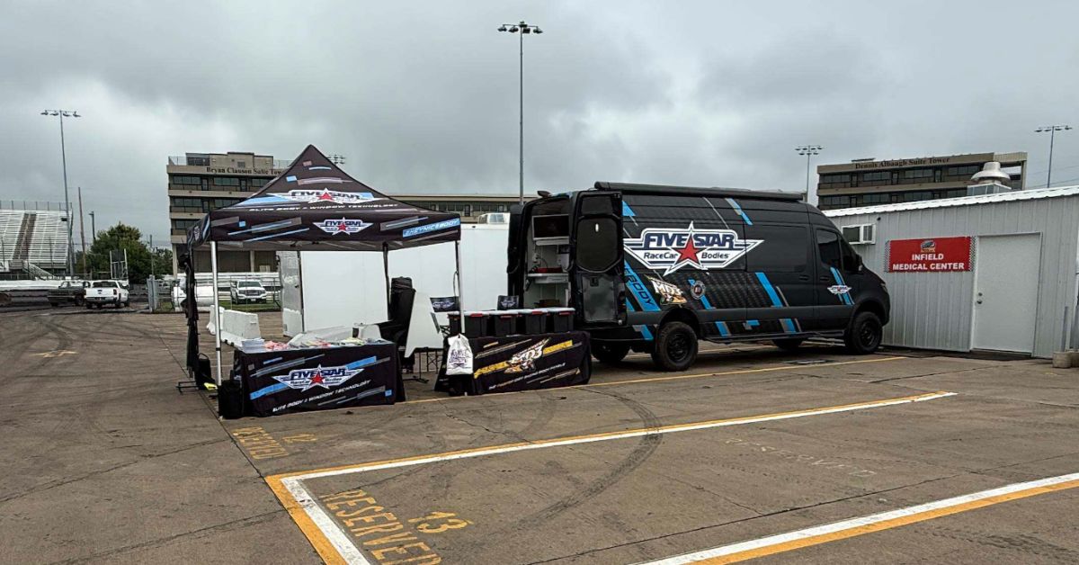 Five Star Road Tour Sprinter Van at Knoxville Raceway