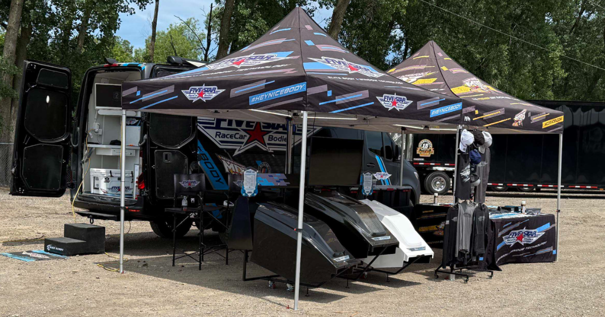 Five Star Road Tour display at Wilmot Raceway