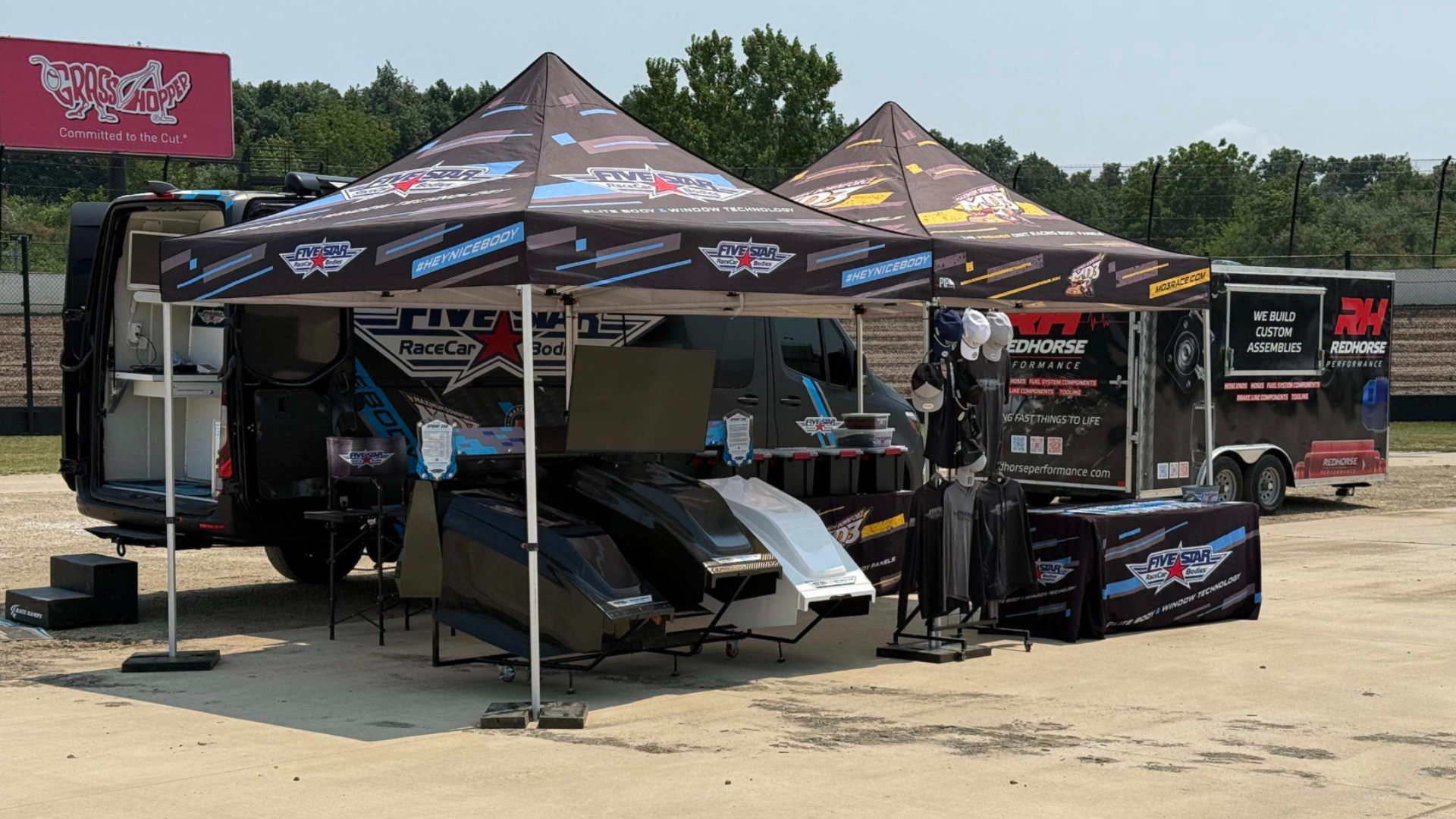 Five Star Road Tour Sprinter Van at Eldora Speedway