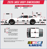2020 Late Model Stock Car Body Dimensions